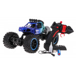 Terénne auto REAL ROCK Crawler s funkciou Smoke - modré